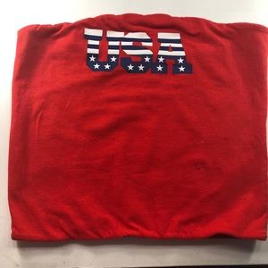 USA Red Tube-Top Size Small